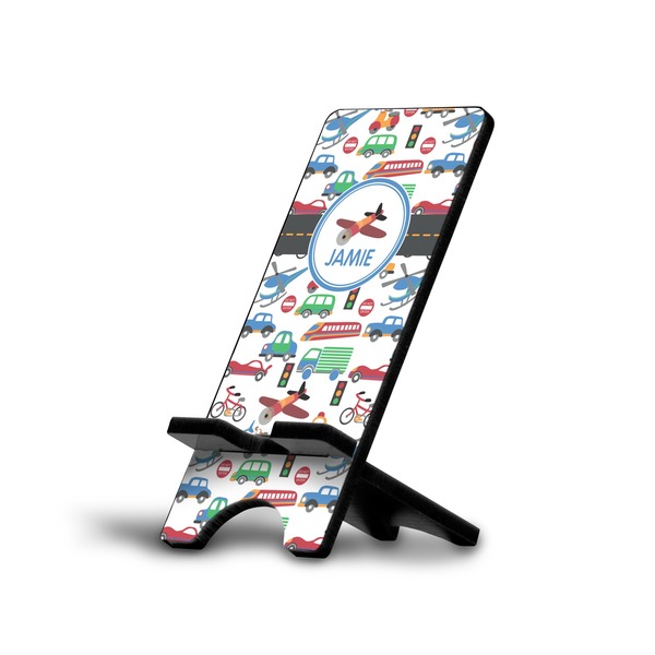 Custom Transportation Cell Phone Stand (Large) (Personalized)