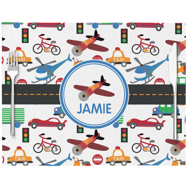 Transportation Placemat with Props