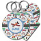 Transportation Plastic Keychain (Personalized)