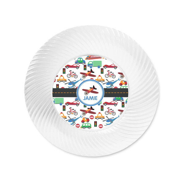 Transportation Plastic Party Appetizer & Dessert Plates - Approval