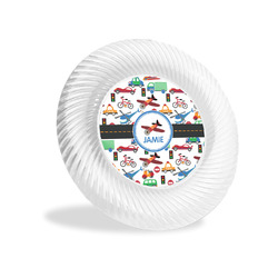 Transportation Plastic Party Appetizer & Dessert Plates - 6" (Personalized)
