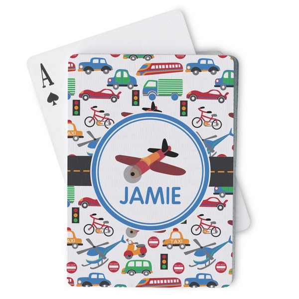 Custom Transportation Playing Cards (Personalized)