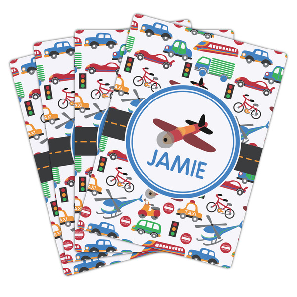 Transportation Playing Cards - Hand Back View