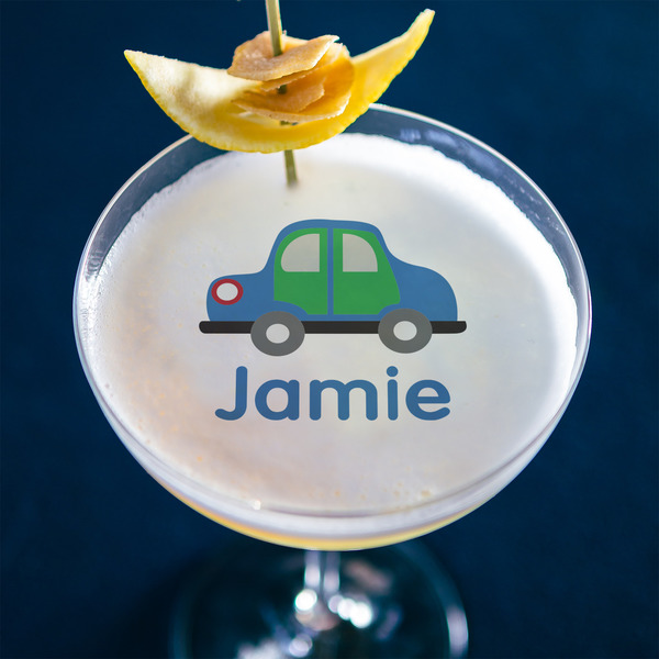 Transportation Printed Drink Topper - Large - In Context