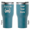 Transportation RTIC Tumbler - Dark Teal - Double Sided - Front & Back