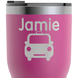 Transportation RTIC Tumbler - Magenta - Laser Engraved - Double-Sided (Personalized)