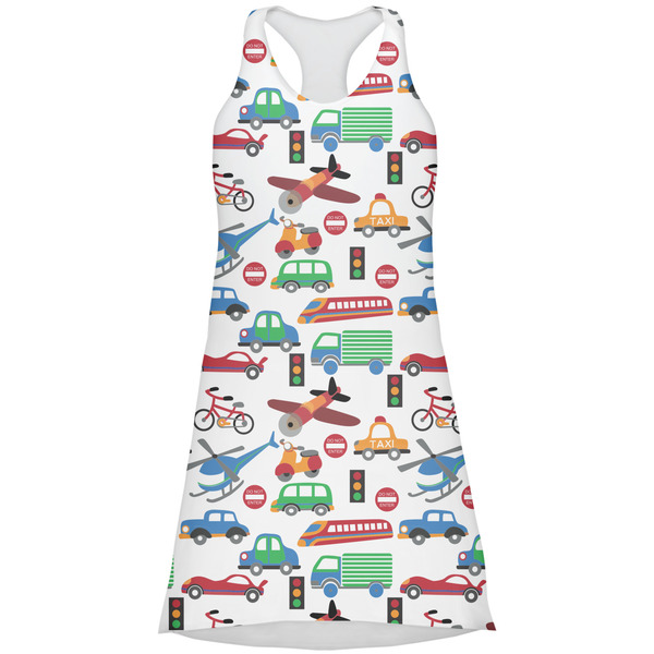 Custom Transportation Racerback Dress - Large