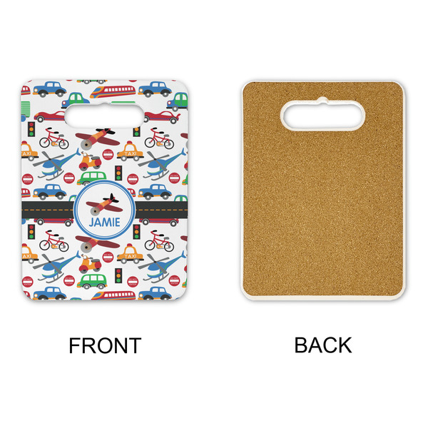 Transportation Rectangle Trivet with Handle - APPROVAL