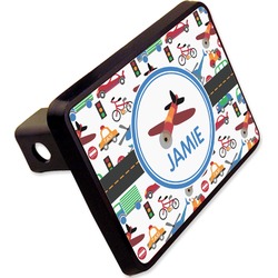 Transportation Rectangular Trailer Hitch Cover - 2" (Personalized)