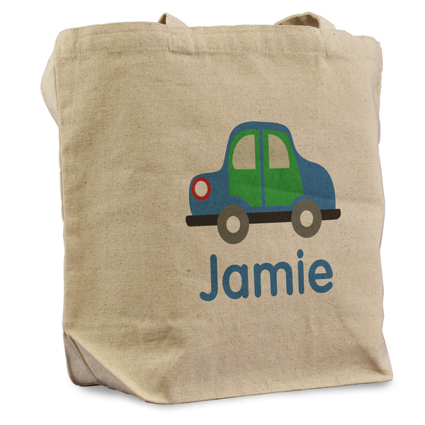 Custom Transportation Reusable Cotton Grocery Bag (Personalized)