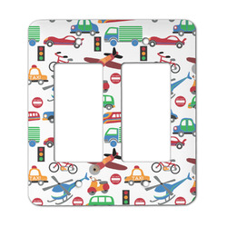 Transportation Rocker Style Light Switch Cover - Two Switch