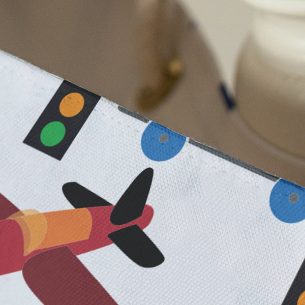 Transportation Large Rope Tote - Close Up View