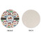 Transportation Round Linen Placemats - APPROVAL (single sided)