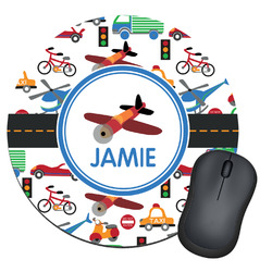 Transportation Round Mouse Pad (Personalized)