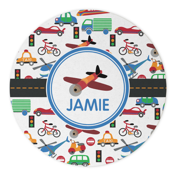 Transportation Round Paper Coaster - Approval