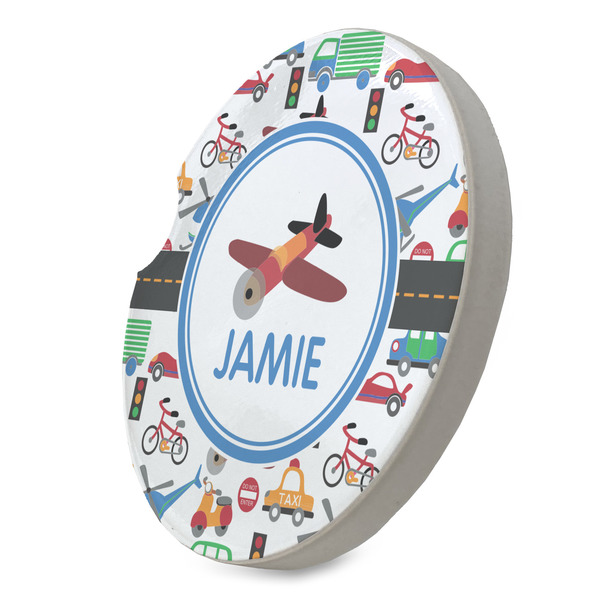 Transportation Sandstone Car Coaster - STANDING ANGLE