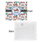 Transportation Security Blanket - Front & White Back View