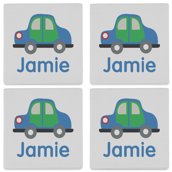 Transportation Set of 4 Sandstone Coasters - See All 4 View