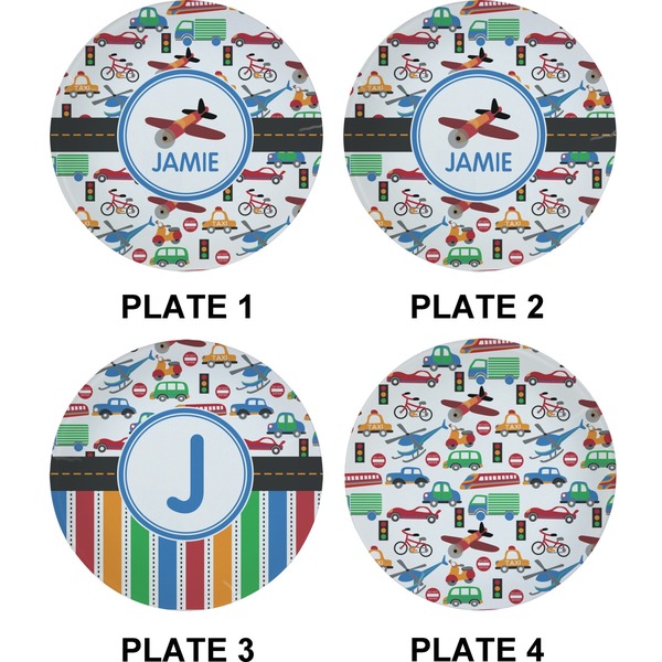 Transportation Set of Appetizer / Dessert Plates (Approval)