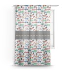 Transportation Sheer Curtain (Personalized)