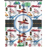 Transportation Extra Long Shower Curtain - 70"x84" (Personalized)