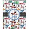 Transportation Extra Long Shower Curtain - 70"x84" (Personalized)