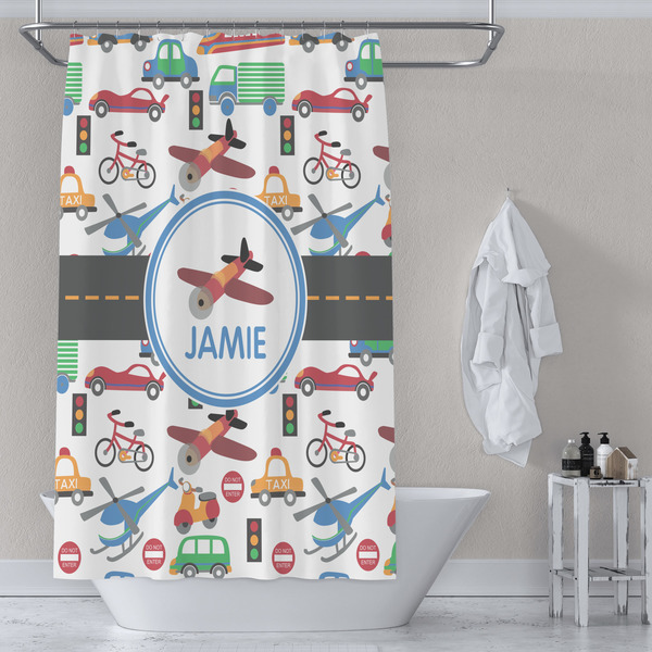 Transportation Shower Curtain Lifestyle