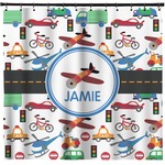 Transportation Shower Curtain - Custom Size (Personalized)