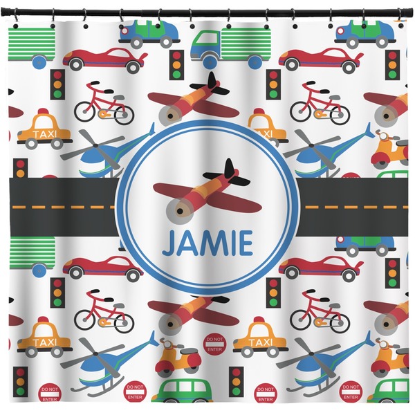 Custom Transportation Shower Curtain - Custom Size (Personalized)