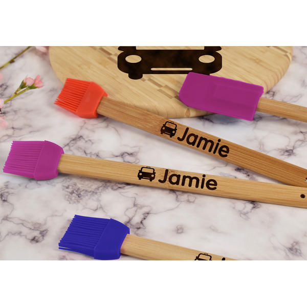 Transportation Silicone Brush - Purple - Lifestyle