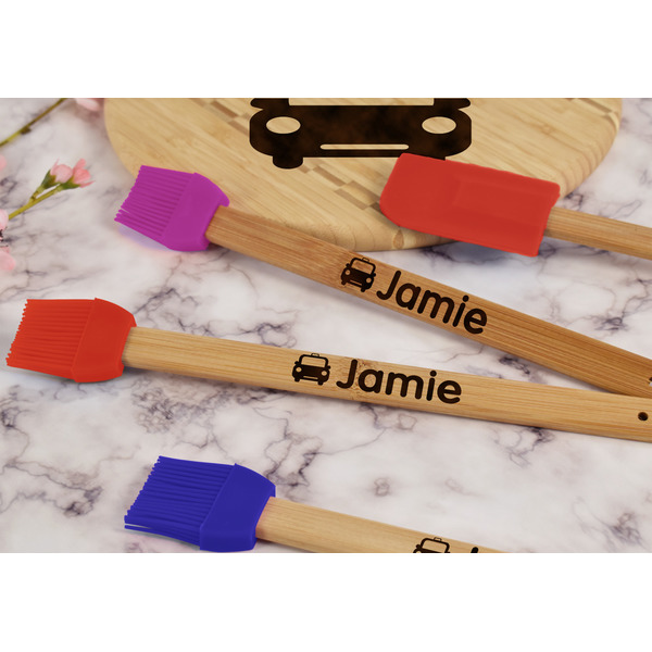 Transportation Silicone Brush - Red - Lifestyle