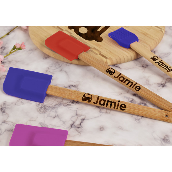 Transportation Silicone Spatula - Blue - Lifestyle