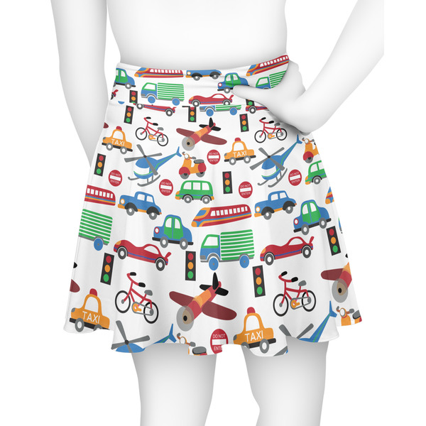Transportation Skater Skirt - Back