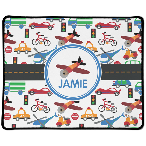 Custom Transportation Large Gaming Mouse Pad - 12.5" x 10" (Personalized)