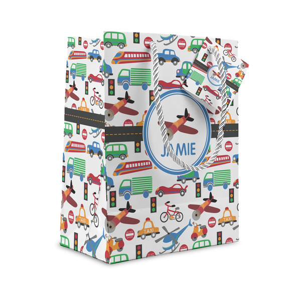 Custom Transportation Small Gift Bag (Personalized)