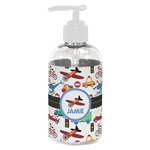 Transportation Plastic Soap / Lotion Dispenser (8 oz - Small - White) (Personalized)