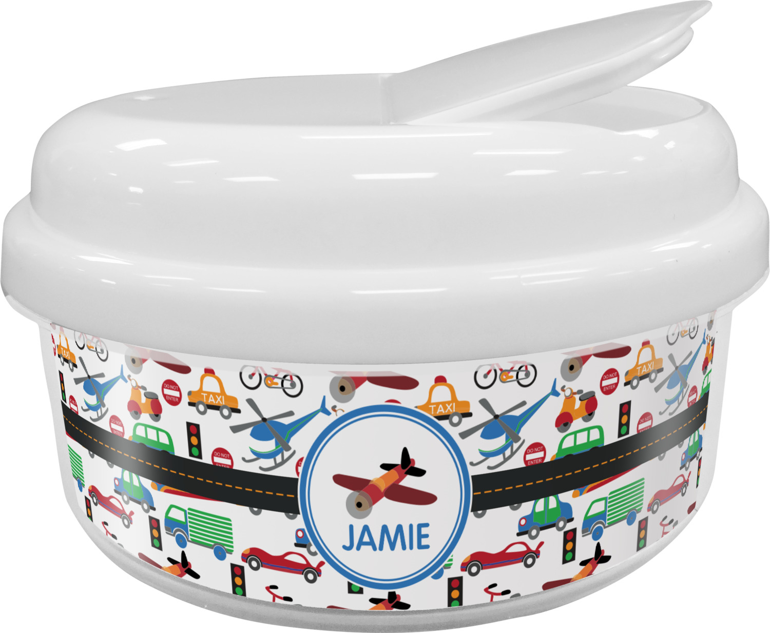 Transportation Snack Container (Personalized) YouCustomizeIt