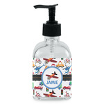 Transportation Glass Soap & Lotion Bottle - Single Bottle (Personalized)