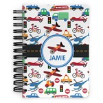 Transportation Spiral Notebook - 5x7 w/ Name or Text