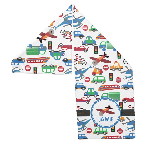 Transportation Sports Towel Folded - Both Sides Showing