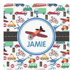Transportation Square Decal - Large (Personalized)