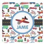 Transportation Square Decal - XLarge (Personalized)