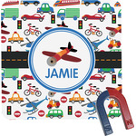 Transportation Square Fridge Magnet (Personalized)