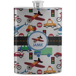 Transportation Stainless Steel Flask (Personalized)