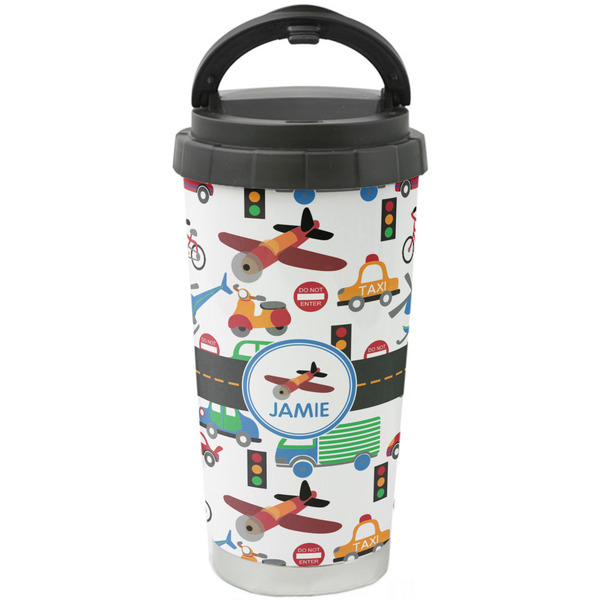 Custom Transportation Stainless Steel Coffee Tumbler (Personalized)