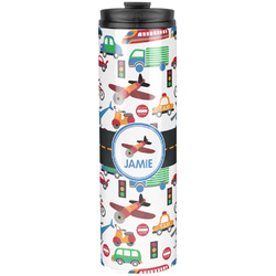 Transportation Stainless Steel Skinny Tumbler - 20 oz (Personalized)