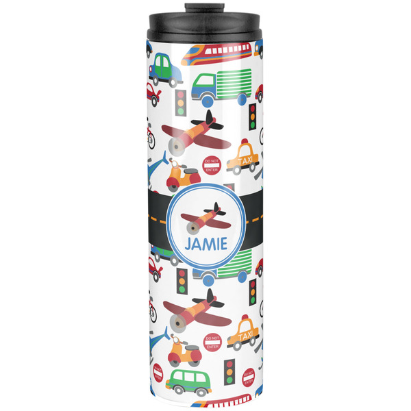 Custom Transportation Stainless Steel Skinny Tumbler - 20 oz (Personalized)