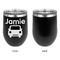 Transportation Stainless Wine Tumblers - Black - Single Sided - Approval