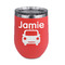 Transportation Stainless Wine Tumblers - Coral - Single Sided - Front