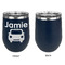 Transportation Stainless Wine Tumblers - Navy - Single Sided - Approval